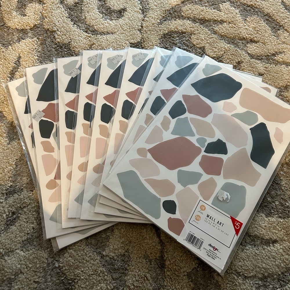 Target Terrazzo Wall Art Sticker Peel and Stick Bullseye Dollar Spot